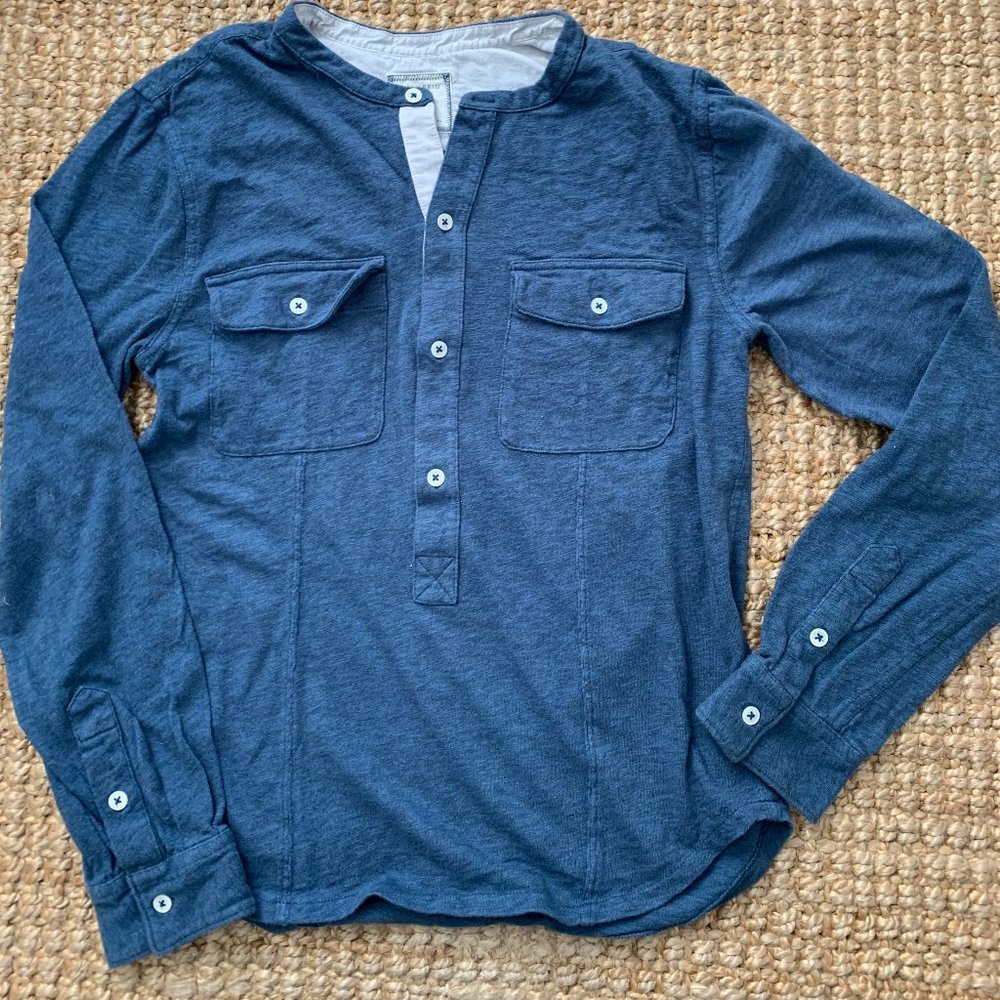 Billy Reid x J.Crew Collaboration L/S Henley, S